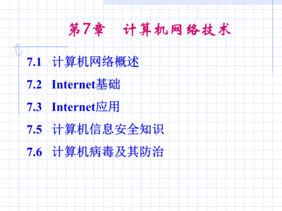 第7章 計(jì)算機(jī)網(wǎng)絡(luò)技術(shù)與網(wǎng)絡(luò)信息技術(shù)